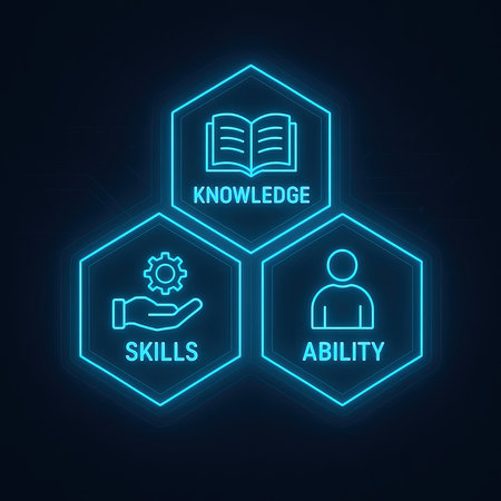 Knowledge and Education neon light concept on dark background. 3D Rendering