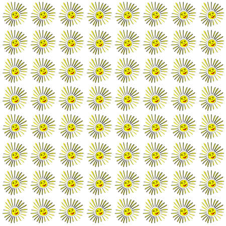 Icon of Sunny weather. Illustration of the logo element. the design of the symbol of the Sunny weather.の写真素材