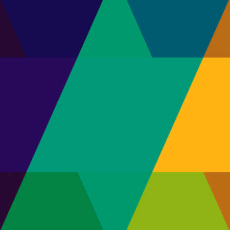 Multicolored illustration with geometric shapes. Original background for design and scrapbookingの写真素材