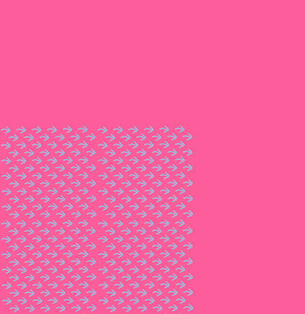 Pattern with blue arrows on a pink background. Stylized doodles. Abstract doodles. Great for...