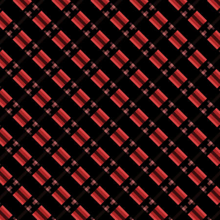 Checkered pattern. Harmonious interweaving of multi colored stripes. Great for decorating fabrics,...