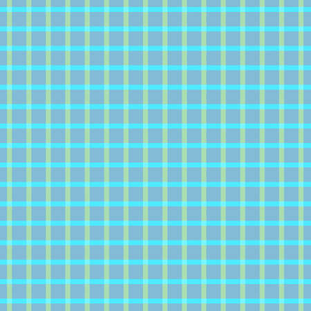 Checkered pattern. Harmonious interweaving of multicolored stripes. Great for decorating fabrics, textiles, gift wrapping, printed products, advertising, scrapbooking. Blue and yellow stripes.の写真素材