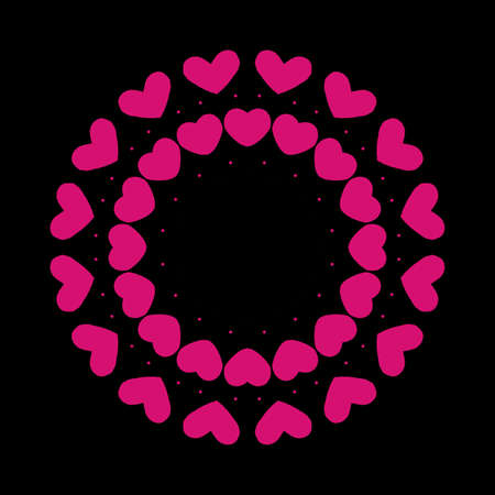 Pattern for coloring book. Coloring page for adult anti stress. Made by trace from sketch. Valentine's day background.の写真素材