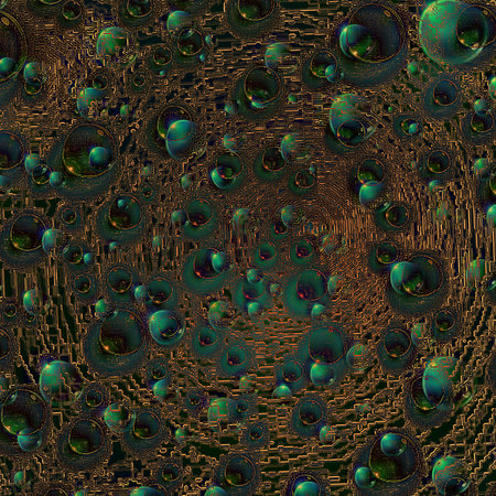 Digital drawing. A unique combination of stripes, spots, colors and textures. Illustration for...