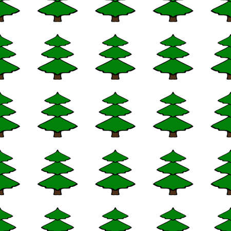 Seamless repeating image of a Christmas tree. Repeating patterns with Christmas trees. Background for postcards, banners, covers, albums, mobile screensavers, scrapbooking, advertising, blogsの写真素材