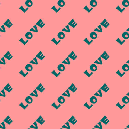 An illustration with the inscription - Love. Seamless repeating lettering. Background for scrapbooking, albums, advertising, printing, websites, mobile screensavers, bloggersの写真素材