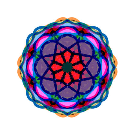 Ethnic oriental mandala. Repeating floral patterns. Background for albums, scrapbooking, art objects, advertising, bloggers and screensaversの写真素材