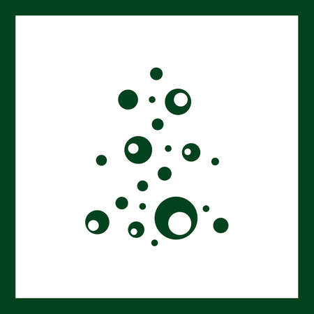 An image of a Christmas tree. Festive Christmas tree. Background for postcards, banners, covers. Background for albums, mobile screensavers, scrapbooking, advertising, blogsの写真素材