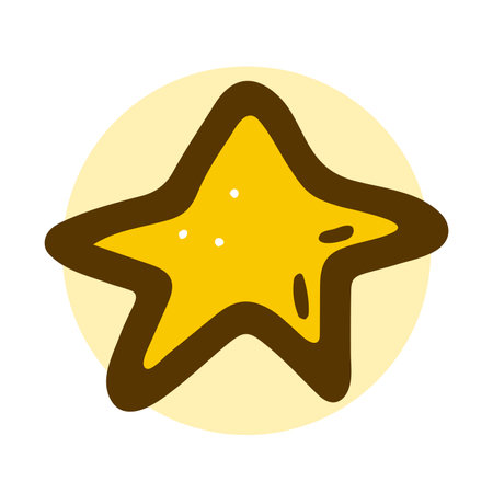 Space doodle star. Hand-drawn asteroid isolated on white background. Astronomical object. Universe meteorite, comet sign. Astronomy, astrology, cosmos symbol. Vector magic Christmas illustrationのイラスト素材