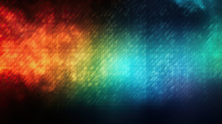 abstract colorful background with bokeh defocused lights and shadowの素材