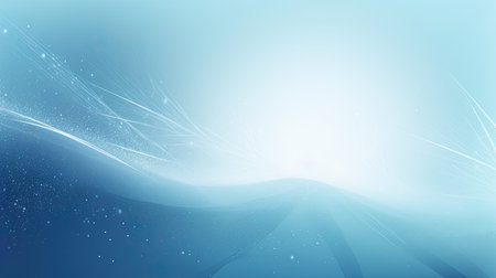 abstract blue background with smooth lines and sparkles, vector illustrationの素材