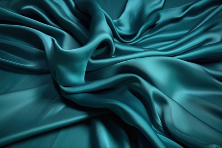 Smooth elegant blue silk or satin luxury cloth texture can use as abstract background. Luxurious background designの素材