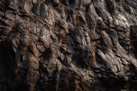 Rock texture, closeup of a stone wall, background for designの素材