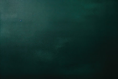 Green chalkboard background texture with copy space for text or image.の素材