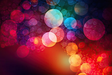 Colorful bokeh background. Bokeh lights background.の素材