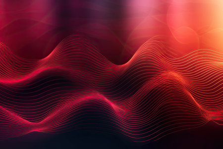 abstract background with dynamic waves. Vector illustration. Eps 10.の素材