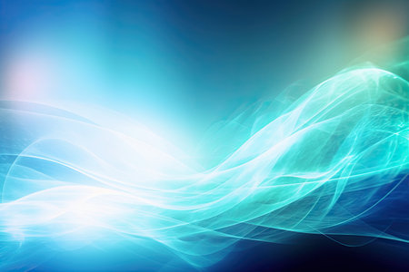 abstract blue background with some smooth lines in it (see more in my portfolio)の素材