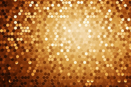 abstract golden background with bokeh effect. Vector illustration.の素材