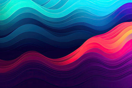 Abstract wavy background. Vector illustration for your design. EPS10の素材