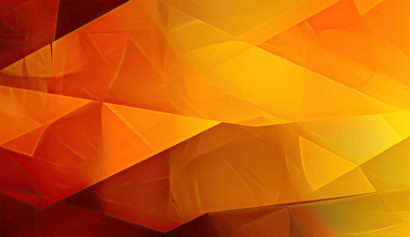 abstract orange background with polygonal pattern, computer generated imagesの素材