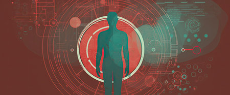 Abstract future technology concept. Futuristic virtual graphic touch user interface HUD.の素材