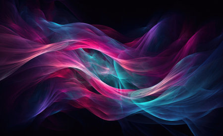 abstract fractal background a computer-generated 2D illustration, textureの素材