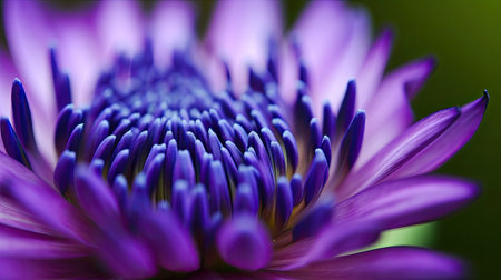 Purple chrysanthemum flower close-up macro photographyの素材