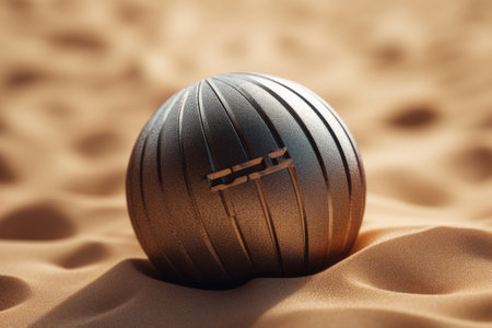 a ball on sandの素材