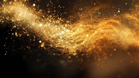 a gold and black backgroundの素材