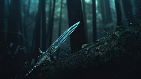 a sword in the woodsの素材