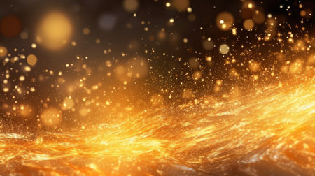 a gold and black backgroundの素材