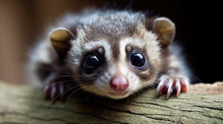 a close up of an animalの素材