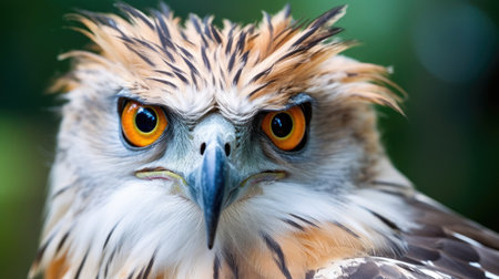 a close up of a birdの素材
