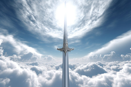 a sword in the skyの素材