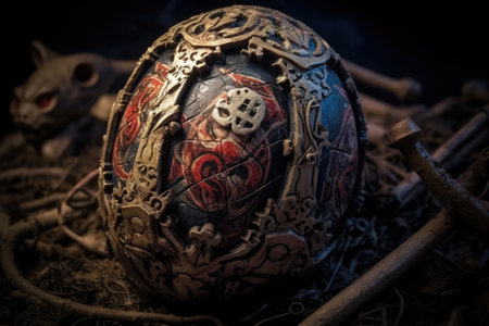 a close up of a ballの素材