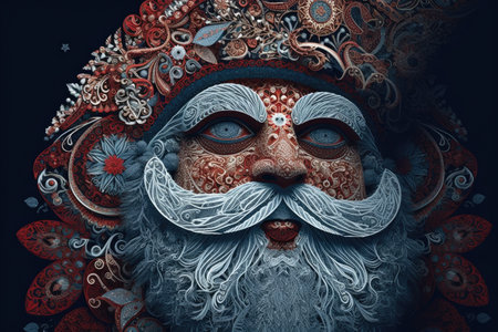 a close up of a faceの素材