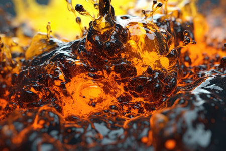 a close up of a liquidの素材