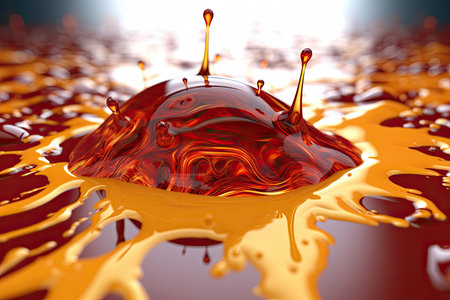 a close up of a liquidの素材
