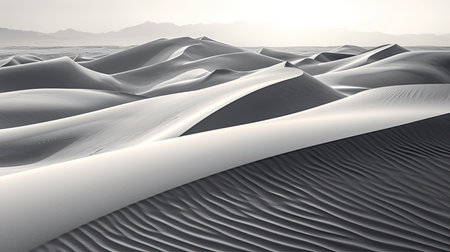 a sand dunes in the desertの素材