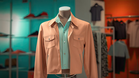 a mannequin with a jacket on itの素材