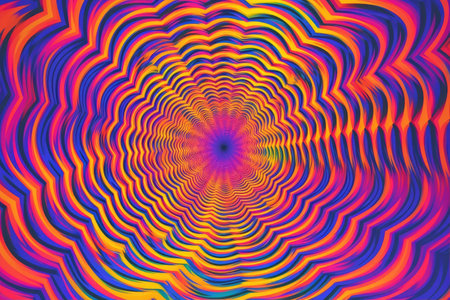 a colorful swirly patternの素材