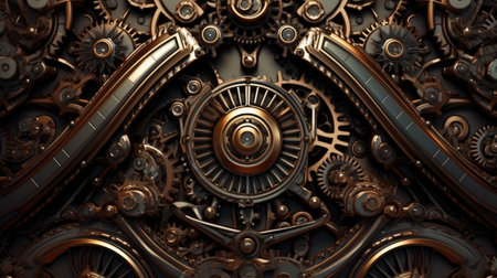 a close up of a machineの素材