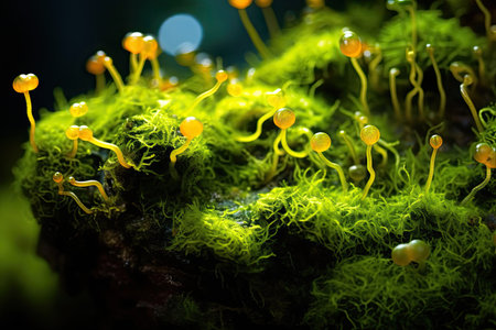 a close up of a plantの素材