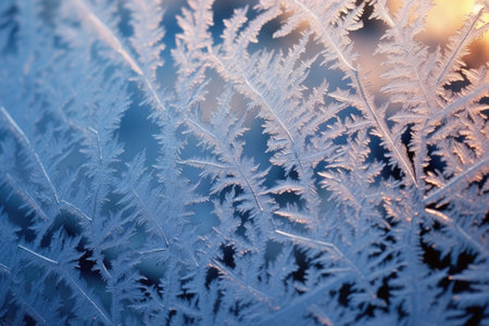 frost on a windowの素材