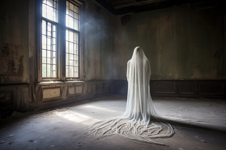 a person in a white clothの素材