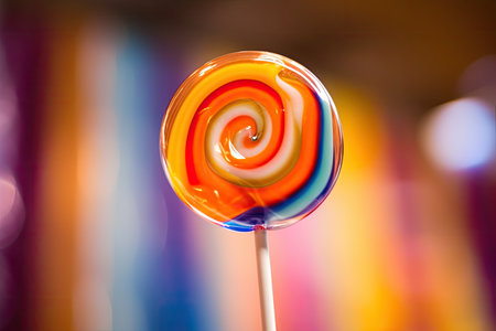 a lollipop with a swirlの素材