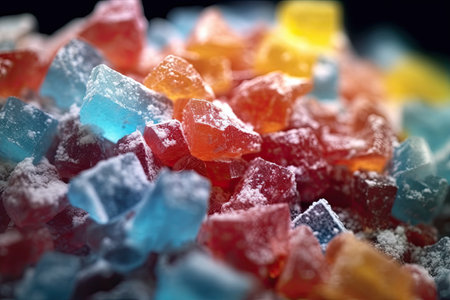a pile of colorful candyの素材