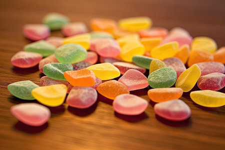a group of colorful candyの素材