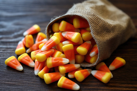 a bag of candy cornの素材