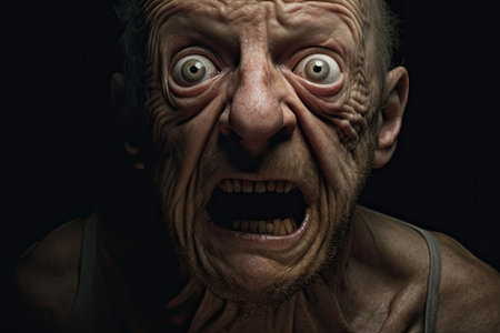 a close up of a manの素材